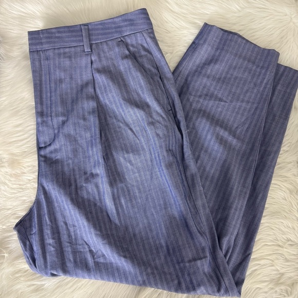 Banana Republic 12 High Rise Tapered Stripe trouser straight
Pants Size 12 NWT - Picture 3 of 7